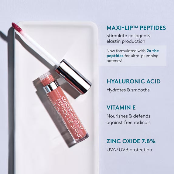 ColoreScience (ROSE) Peptide Lip Shine SPF 30