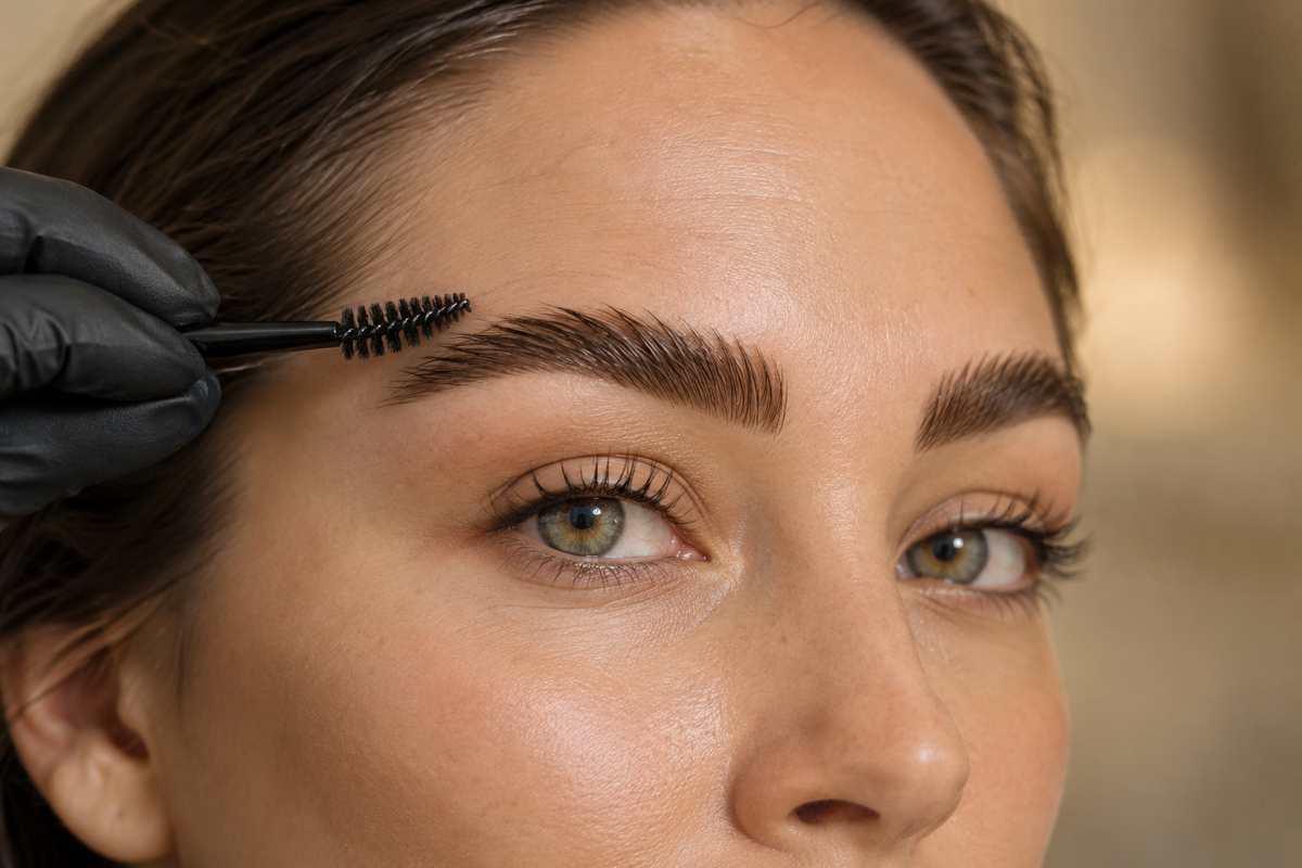 Brow Lamination and Tint